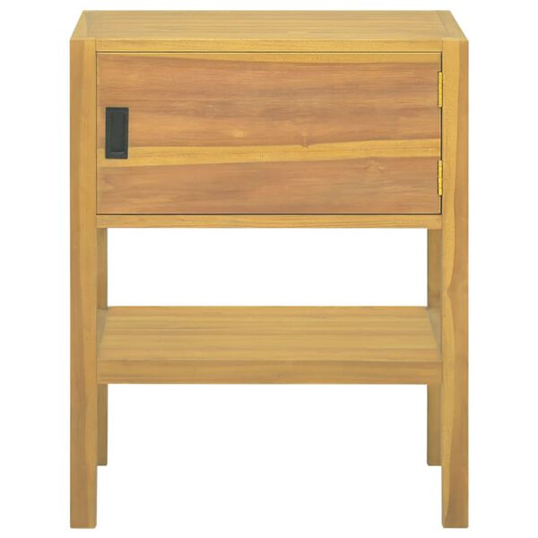 vidaXL Mobile da Bagno 60x40x75 cm in Legno Massello di Teak