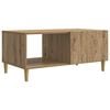 vidaXL Tavolino da salotto Rovere Artigianale 90 x 50 x 40 cm