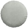 vidaXL Cuscini per Seduta 2 pcs Grigio chiaro Ø 40 x 13 cm Velluto