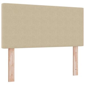 vidaXL Testiera Grigio Verde Chiaro 80 cm Tessuto in Cords