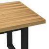 vidaXL Tavolo Pranzo NOAIN Gambe a Forma U 180x90x75 cm Legno Massello