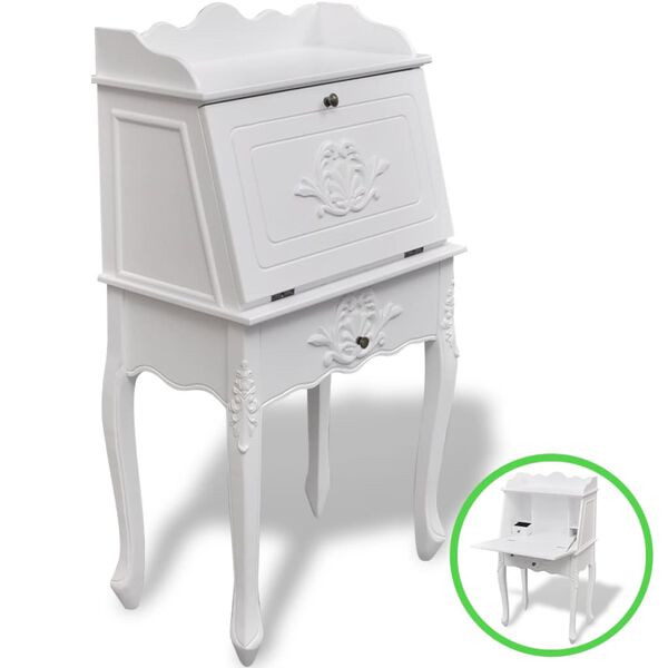 vidaXL Scrivania Francese in Legno