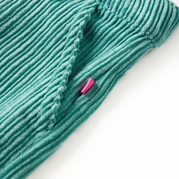 Pantaloni per Bambini in Velluto a Coste Verde Menta 116