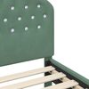 vidaXL Struttura letto bambini con testata Verde Mare 80 x 160 cm