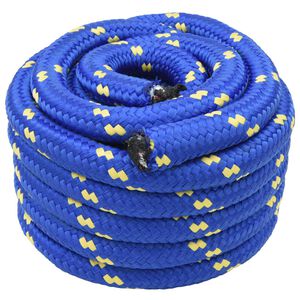 vidaXL Corda da Barca 4 mm 10 m Blu