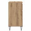 vidaXL Credenza con cassetto Rovere artigianale 40 x 35 x 70 cm