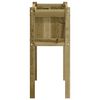 vidaXL Fioriere da Giardino 2 pz con Gambe in Legno di Pino Impregnato