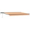 vidaXL Cornice per Tenda Manuale con LED 5 &times; 3,5 m