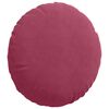 vidaXL Cuscini per Seduta 2 pcs Rosso Vino &Oslash; 40 x 13 cm Velluto