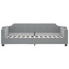 vidaXL Divano Letto con Letto Estraibile Grigio Chiaro 100x200 Tessuto