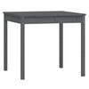 vidaXL Set da Bistrot da Giardino 3pz Grigio in Legno Massello di Pino