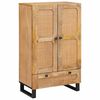 vidaXL Credenza Marrone 40 x 33 x 110 cm Legno di mango massello