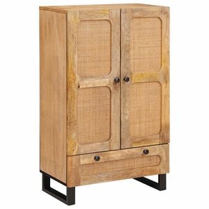 vidaXL Credenza Marrone 40 x 33 x 110 cm Legno di mango massello