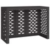 vidaXL Copertura per condizionatore d'aria Nero 110 x 50 x 80 cm