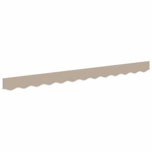 vidaXL Sostituzione della mantovana per tenda Beige 2,5 m Poliestere