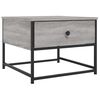 vidaXL Tavolino da Salotto Grigio Sonoma 51x51x40 cm Legno Multistrato