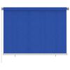 vidaXL Tenda a Rullo per Esterni 200x140 cm Blu HDPE