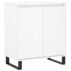 vidaXL Credenza Bianca 60x35x70 cm in Legno Multistrato