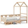 vidaXL Dormeuse con Tetto 80x200 cm in Legno Massello di Pino