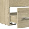 vidaXL Mobile Lavabo Rovere Sonoma 60x38,5x48 cm in Legno Multistrato