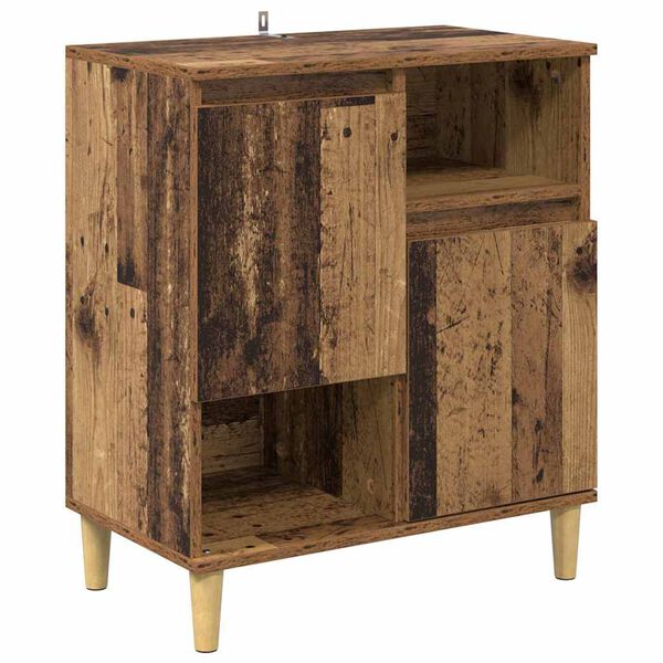 vidaXL Credenza Legno vecchio 35 x 60 x 70 cm Legno multistrato