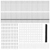 vidaXL Recinzione con Posto Grigio 1,4 x 100 m Acciaio e PVC
