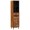 vidaXL Mobile da Bagno Noce 38 x 33 x 160 cm