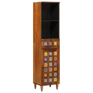 vidaXL Mobile da Bagno Noce 38 x 33 x 160 cm
