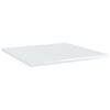 vidaXL Ripiani per Libreria 4 pz Bianco Lucido 40x40x1,5cm Multistrato
