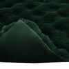 vidaXL Coperta in Pelliccia di Coniglio Finta Verde Scuro 130 x 150 cm