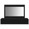 vidaXL Tavolo da Trucco Nero 100 x 40 x 70 cm Legno multistrato