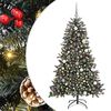 vidaXL Albero di Natale artificiale con 300 LED Verde 180 cm