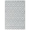 vidaXL Tappeto da Esterni ARAKIL Grigio 140x200 cm in PP