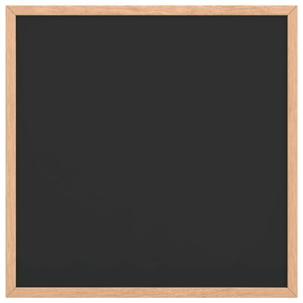 vidaXL Lavagna con Cornice in Legno Massello di Pino Nero 40x40 cm