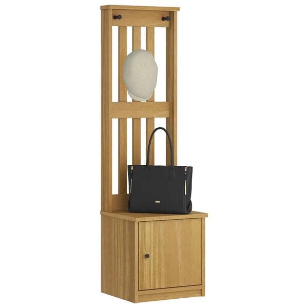 vidaXL Albero da Ingresso SANDNES 45x40x159,5 cm in Legno di Pino