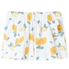 vidaXL Pantaloncini per Bambini Ecru 128