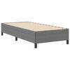 vidaXL Letto a molle Grigio chiaro 100 x 200 cm Velluto