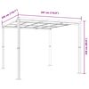 vidaXL Gazebo da Giardino Antracite 3x3 m in Alluminio