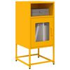 vidaXL Comodino Giallo Senape 36x39x78 cm in Acciaio Laminato a Freddo