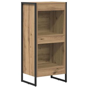 vidaXL Armadio per Libri Rovere Artigianale 40 x 30 x 86,5 cm