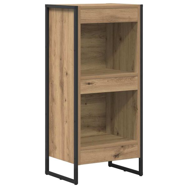 vidaXL Armadio per Libri Rovere Artigianale 80 x 30 x 155 cm