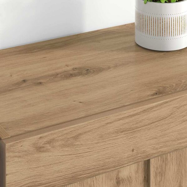 vidaXL Mobile a muro 2 pcs Rovere artigianale 69,5 x 34 x 90 cm