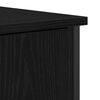vidaXL Credenza Rovere Nero 70 x 30 x 80 cm Legno multistrato