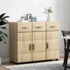 vidaXL Credenza con porta FLORIN Rovere Sonoma 88,5 x 30,5 x 73 cm