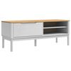 vidaXL Panchina per corridoio FLORO Bianco 115 x 40 x 45 cm