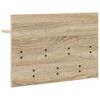 vidaXL Appendiabiti a muro Rovere Sonoma 60 x 40 x 12 cm