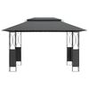 vidaXL Gazebo con Tetto Antracite 400x300x270 cm Acciaio