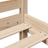 vidaXL Letto Libreria senza Materasso 90x200 cm Legno Massello Pino
