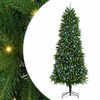 vidaXL Albero di Natale con 300 LED con supporto Verde 240 cm PE