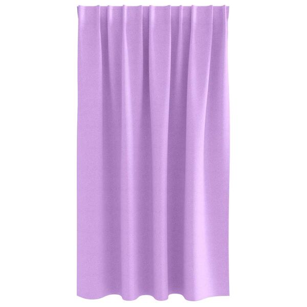 vidaXL Tende Blackout con Anelli 2 pcs Viola 140 x 140 cm Poliestere